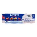 DANONE Yogurt Vellutato con Frutta Frullata, Fonte Naturale di Calcio e Proteine, 8x115g